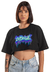 Camiseta Cropped Grafics Preto Spectrum Ray - comprar online