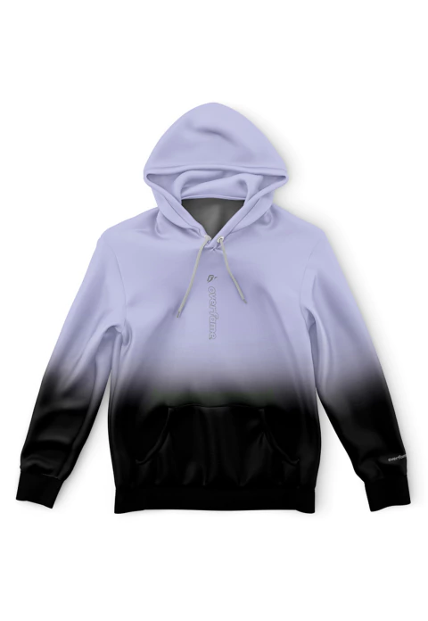 Moletom Canguru Tie Dye Aqua Print Azul - comprar online