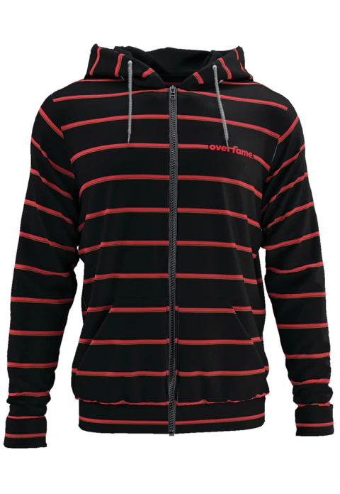 Moletom Com Zíper Listrado Fried Tomato Stripes - comprar online