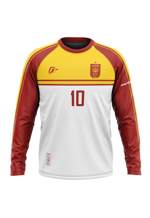 Camiseta Manga Longa Filtro Uv Espanha Copa La Fúria Coroa - comprar online