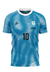 Camiseta Filtro Uv Argentina Azul Copa Torcedor Retrô - comprar online