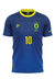 Camiseta Filtro Uv Brasil Canarinho Azul Campeão - comprar online