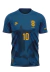 Camiseta Filtro Uv Brasil Canarinho Azul Cristo Redentor - comprar online