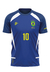 Camiseta Filtro Uv Brasil Canarinho Azul Torcida Retrô Penta - comprar online