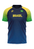 Camiseta Filtro Uv Brasil Overfame Azul - comprar online