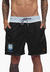 Short Bermuda Copa Torcedor Argentina Preto E Azul - comprar online