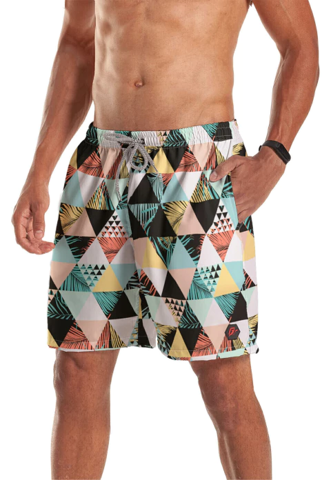 Short Bermuda Geométrico Triangulos Summer - comprar online
