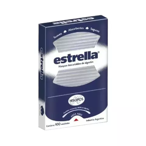 ESTRELLA Hisopos Estuche X100