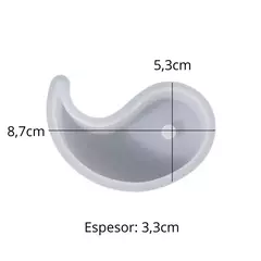 MOLDE SILICONA YING YANG (UNIDAD) - comprar online