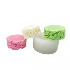 Molde borde de rosas para jabón