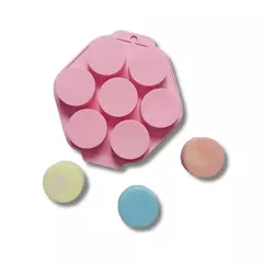 Molde 7 círculos jabones 5.3 cm