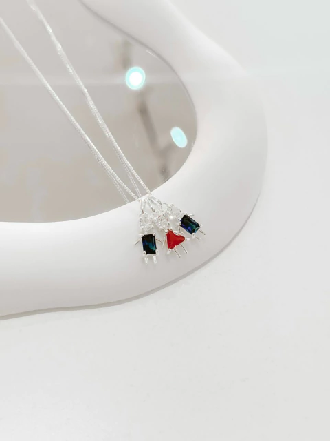 Colar 3 Filhos Pedra Luxo