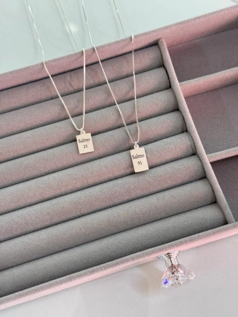 Colar Personalizado Frente e Verso