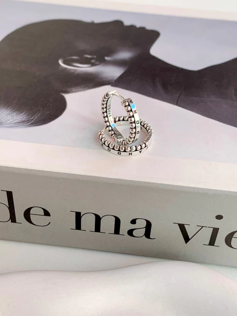 Argola Esfera Inspiração Pandora