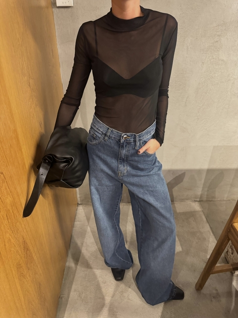 Polera Alpaca Negra - comprar online