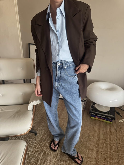 Blazer Astrée Chocolate - comprar online