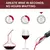 Bico para despejador de arejador de vinho com rolha de vinho a vácuo, arejador na internet