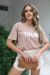TShirt Camiseta Feminina Tradicional True "Verdadeira" Nude