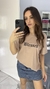 TShirt Camiseta Feminina Tradicional Blessed "Abençoada" Nude - loja online