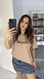 TShirt Camiseta Feminina Tradicional Blessed "Abençoada" Nude na internet