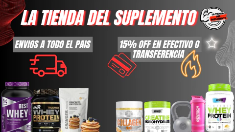 Banner de La tienda del Suplemento nutrición