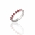 ANILLO PLATA 925 OJITOS TURCOS ROJOS - comprar online