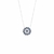 GARGANTILLA PLATA 925 OJO TURCO - comprar online