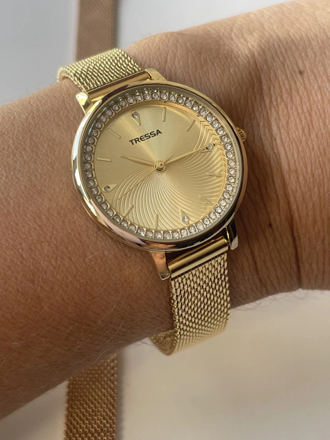 RELOJ TRESSA DAMA MALLA TEJIDA NELL G - comprar online