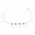 PULSERA PLATA 925 PUNTOS DE LUZ AZUL - comprar online