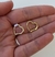 AROS ENCHAPADOS EN ORO CORAZON - comprar online