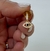 AROS ENCHAPADOS EN ORO OJO TURCO COLGANTES