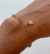 PULSERA ENCHAPADA EN ORO FLOR en internet