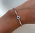 PULSERA PLATA Y PIEDRITAS DE COLORES OJO TURCO - comprar online