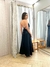 Saia Longa Cetim Preto - comprar online