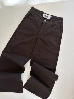 Jean Wide leg chocolate en internet