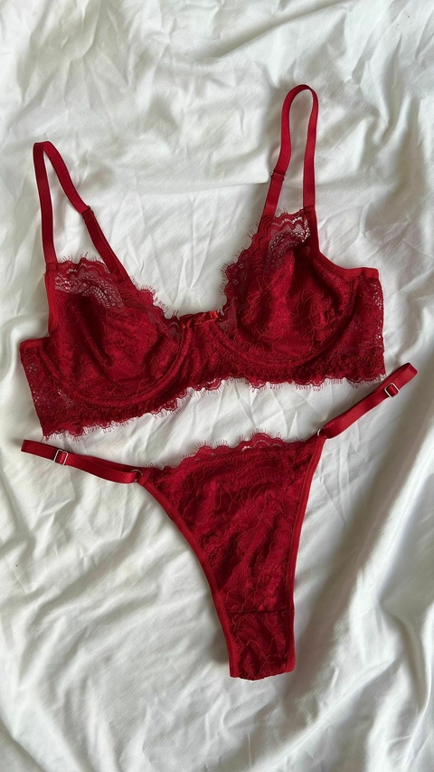 Conjunto Day vermelho
