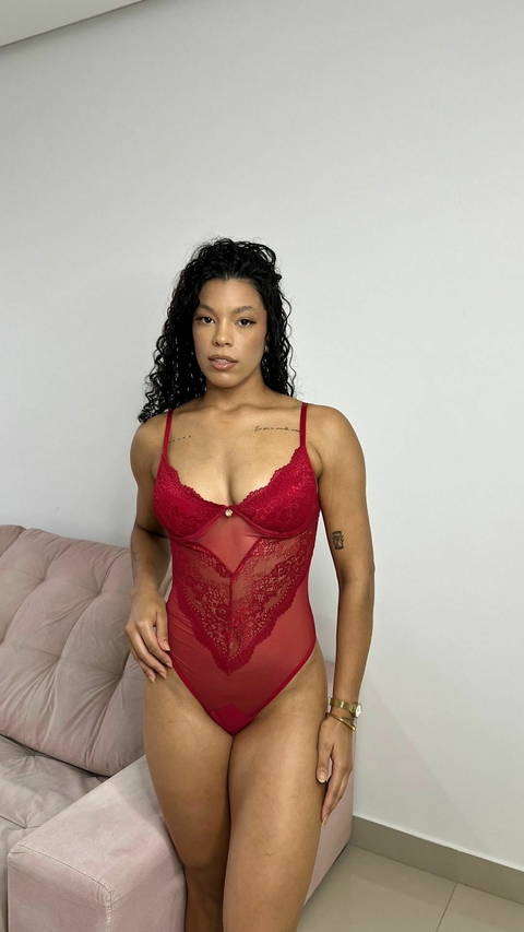 Body Louise vermelho