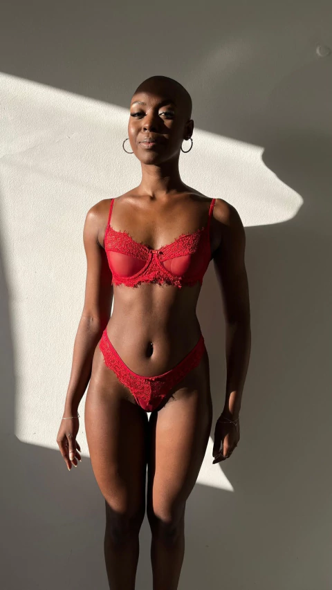 Conjunto Transparência vermelho