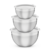 JUEGO BOWLS REDONDOS CON TAPA TRAMONTINA - 3 piezas - 64220710