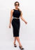 Vestido Midi Canelado Regata - comprar online