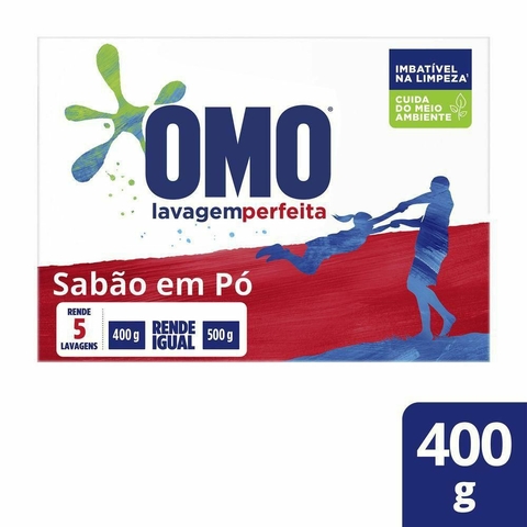 Sabão Em Po Omo Lavagem Perfeita Cart 400g
