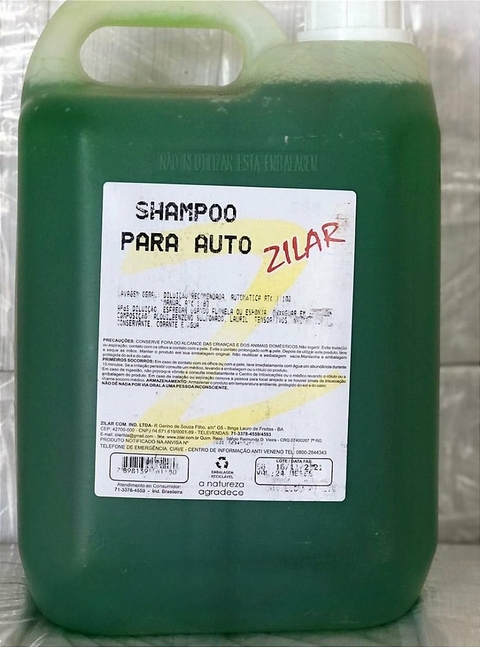 Shampoo Automotivo Zilar 5l