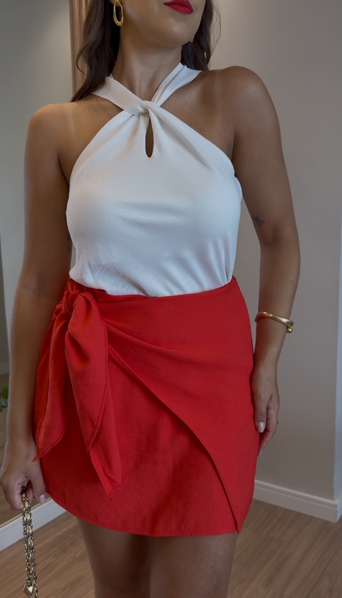 SHORT SAIA LORENA VERMELHO