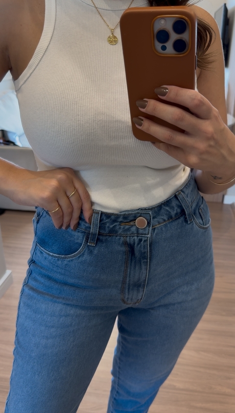 MOM JEANS MÉDIA - comprar online