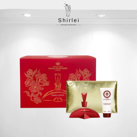 Kit Marina de Bourbon Rouge Royal - EDP + Loção Corporal + Necessáire