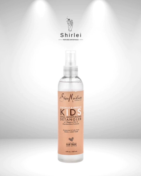 Creme Desembaraçante Infantil SheaMoisture Coco e Hibisco, 237 ml, Sem Sulfatos, Parabenos e Crueldade - comprar online