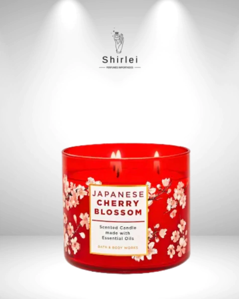 Vela Aromatica Bath E Body Works Japanese Cherry Blossom 411g - comprar online