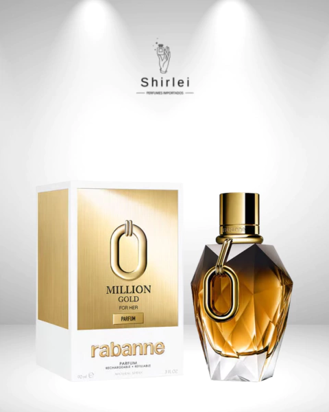 Rabanne million gold for her feminino parfum 90ml - comprar online