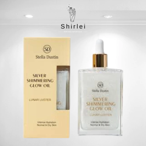 Óleo Corporal Stella Dustin Silver Shimmering Luna Luster - 100mL