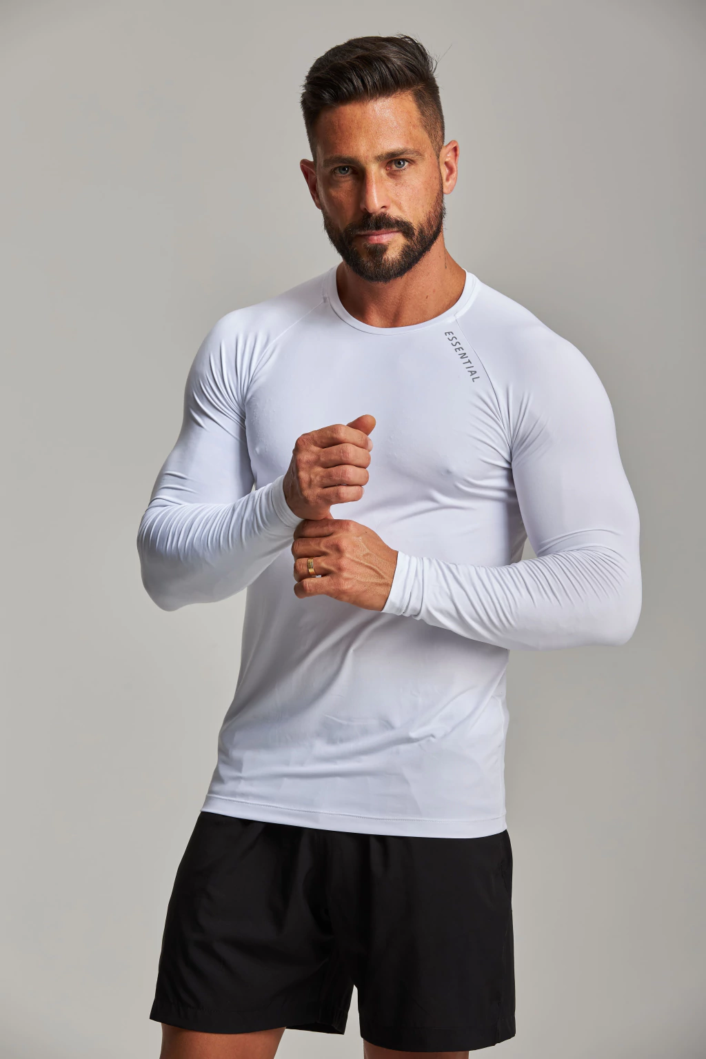 Camiseta Térmica Essential Manga Longa Masculina